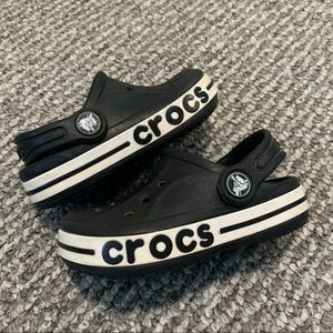 Toddler Black Crocs
